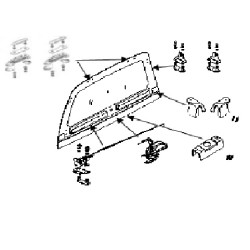 Tailgate for Maxtop 1 HT D-Max 2007-2012